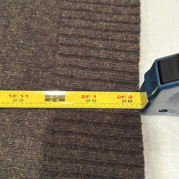 Dark Green/Brown V Neck Sweater 80% Lambs Wool / 20% Nylon Men’s XL - Picture 16 of 16